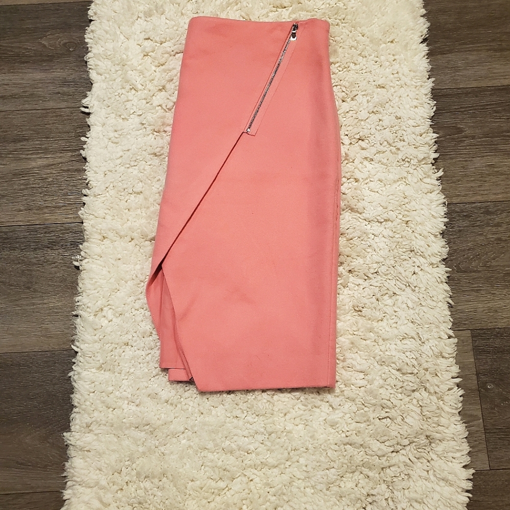 NWT LOFT Petite Pink Wool Soft Pencil Skirt 14P - Picture 10 of 14